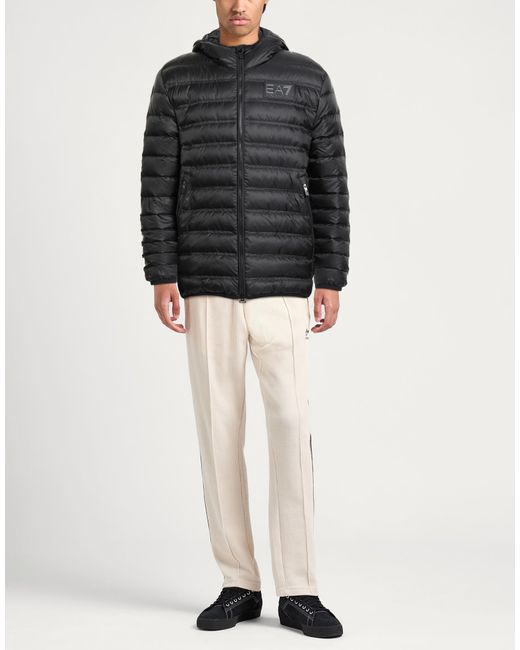 EA7 Black Puffer for men