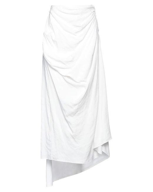 Rochas White Maxi Skirt