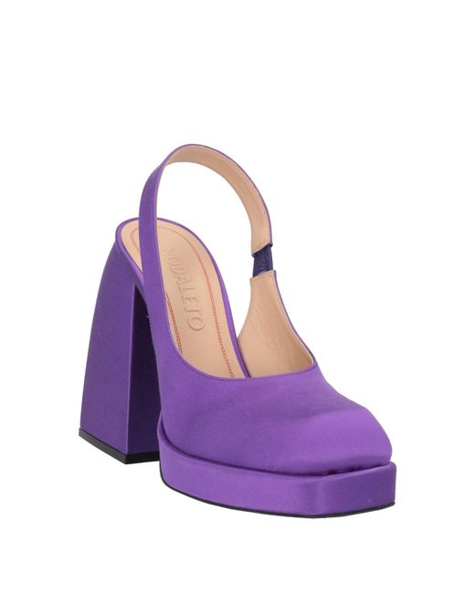 NODALETO Purple Pumps
