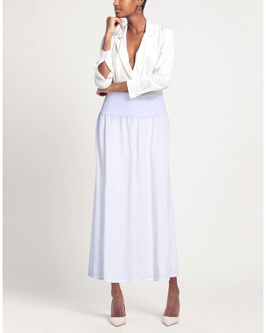 Ploumanac'h White Maxi Skirts