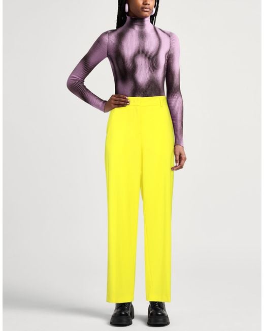 Pantalone di MSGM in Yellow
