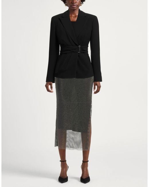 Kaos Black Blazer Polyester, Elastane