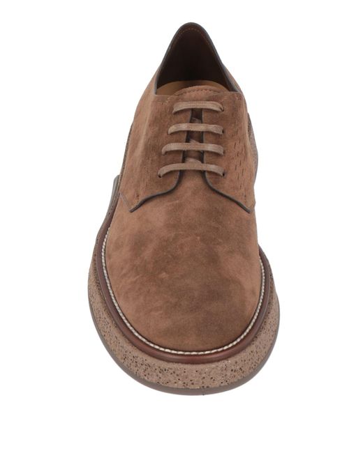 Zapatos de cordones Giorgio Armani de hombre de color Brown