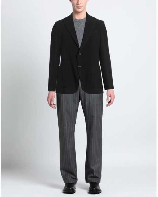 Circolo 1901 Black Blazer Virgin Wool, Elastane for men