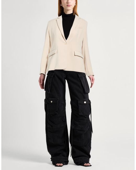 P.A.R.O.S.H. Natural P.A.R.O..H. Blazer Polyester