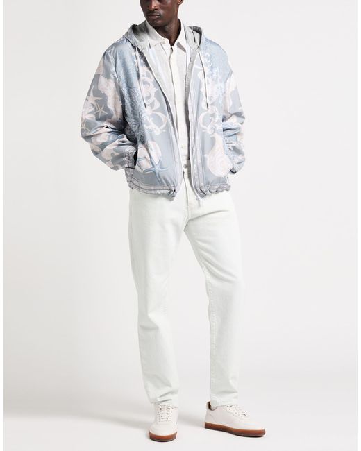 Versace Blue Jacket Polyester for men