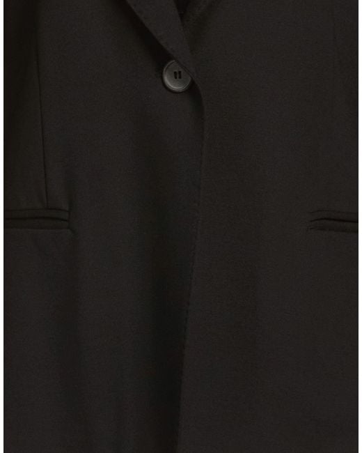 Kiltie Black Blazer Viscose, Polyamide, Elastane