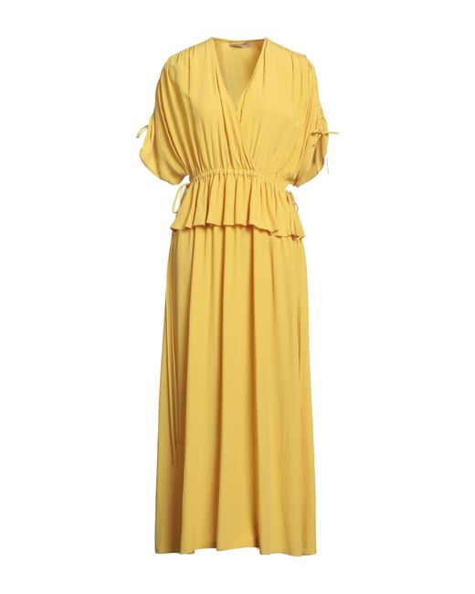 Twin Set Yellow Maxi Dress