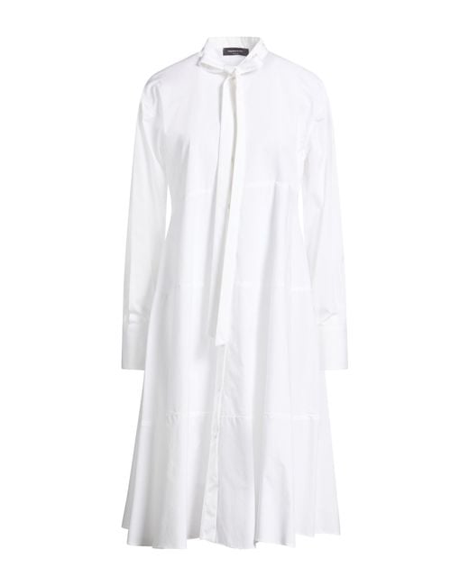 Fabiana Filippi White Midi Dress