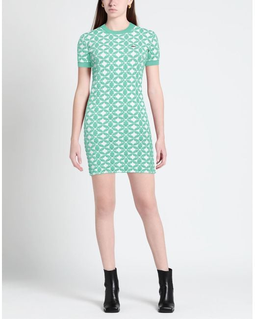 Lacoste Green Mini Dress