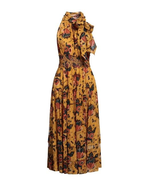Ulla Johnson Metallic Midi Dress