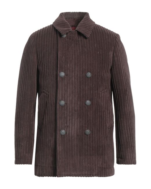 Barbati Brown Overcoat & Trench Coat for men