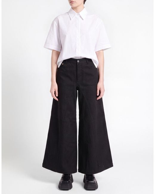 White Sand Black Jeans Cotton, Elastane