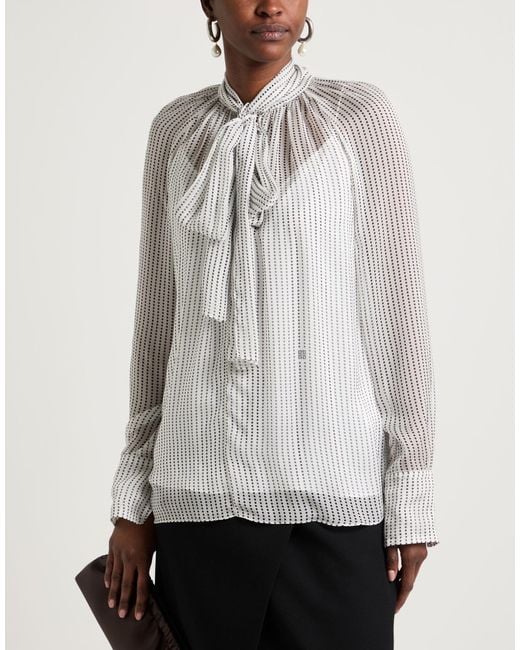 Givenchy Gray Top Silk