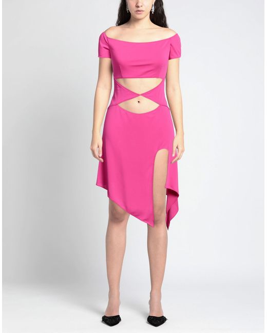 ALESSANDRO VIGILANTE Pink Mini Dress