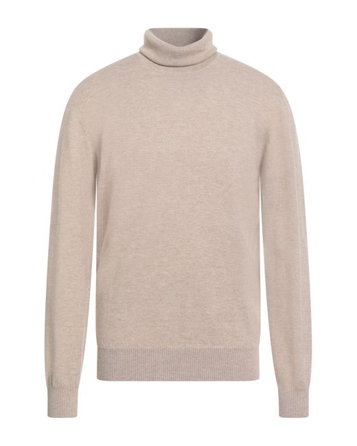 Alpha Studio White Turtleneck for men