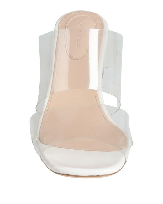 Simone Rocha White Sandals Textile Fibers