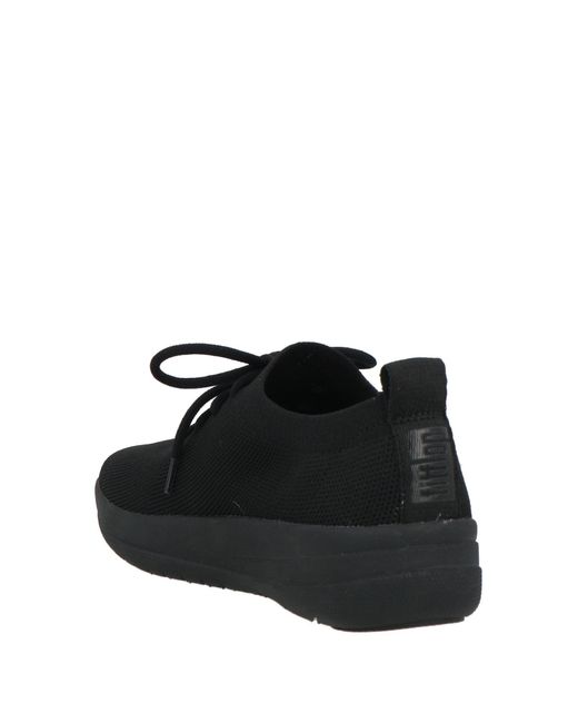 Fitflop Black Sneakers Textile Fibers