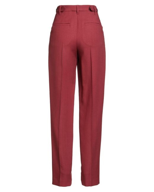 Brunello Cucinelli Red Pants