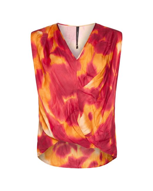 Pierantonio Gaspari Pink Top Viscose