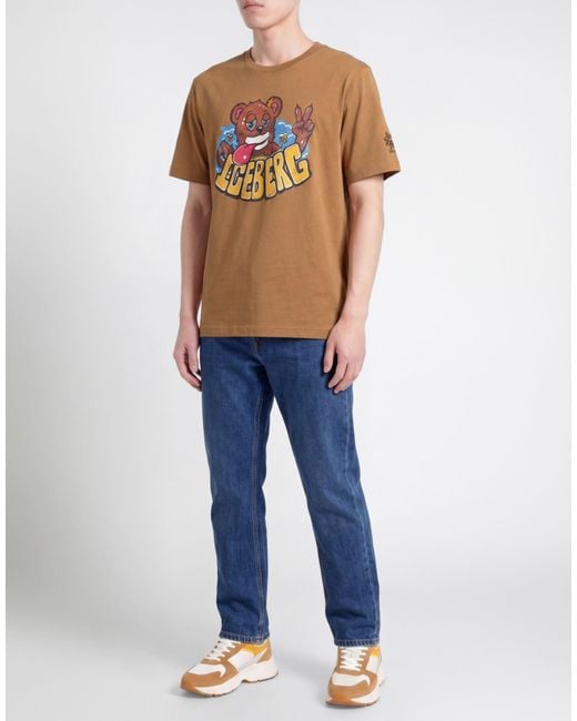 Iceberg Natural T-Shirts for men