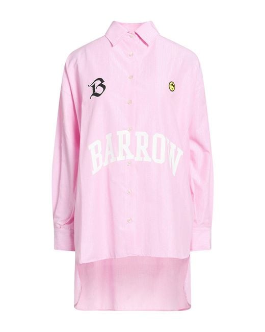 Barrow Pink Shirt Cotton, Polyester, Polyamide