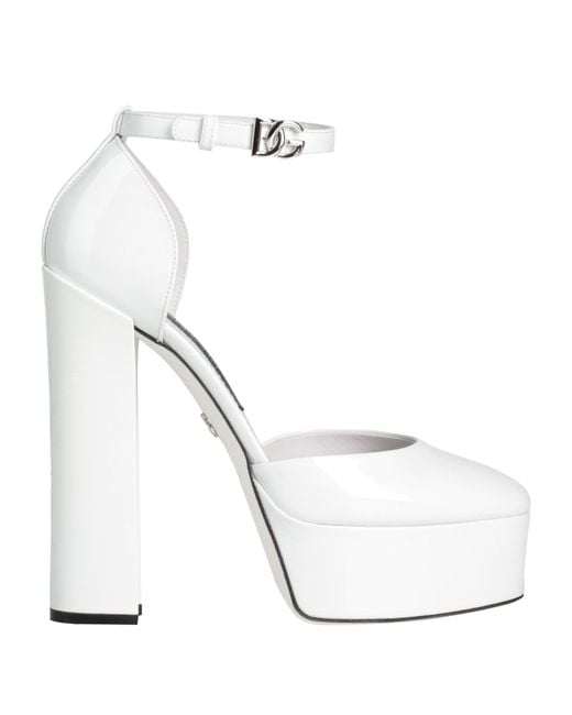 Dolce & Gabbana White Pumps