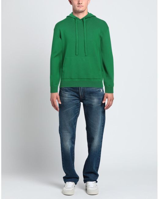 Roberto Collina Green Sweater Cotton, Nylon, Elastane for men