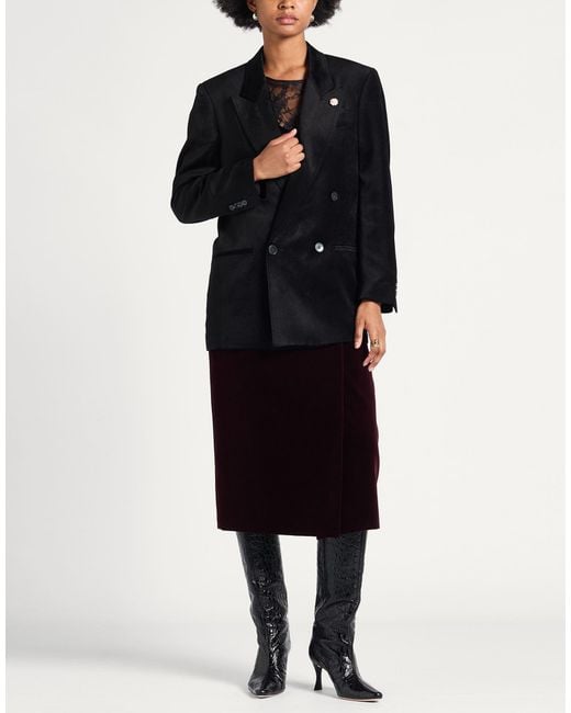 Lardini Black Blazer Viscose