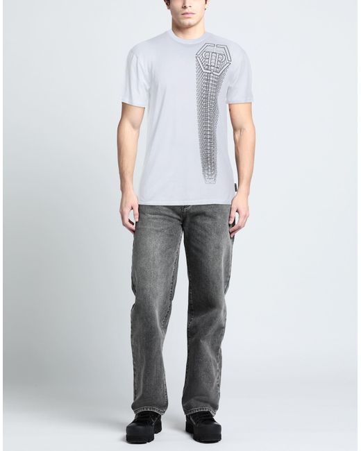 Philipp Plein White T-Shirt Cotton for men
