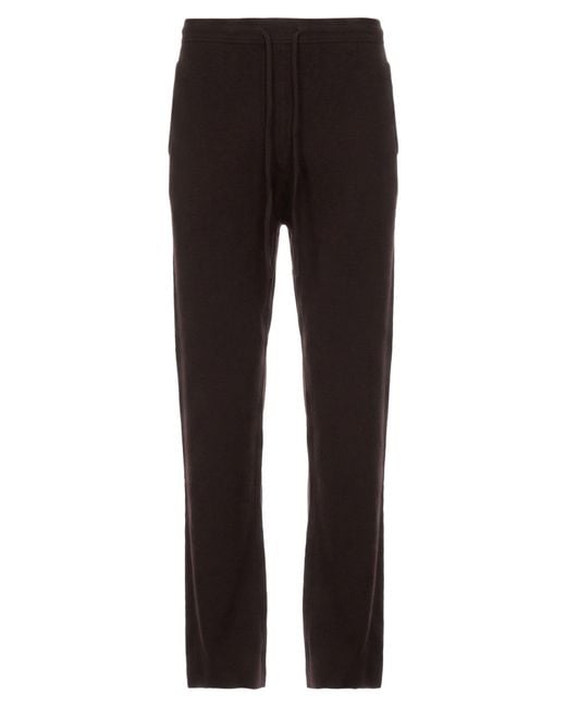 Maison Margiela Black Dark Pants Wool, Cashmere for men