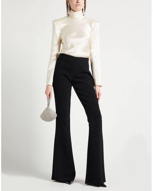 DSquared² Black Pants Polyester, Elastane, Glass, Plastic