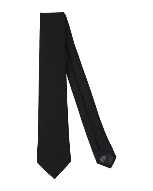 Tagliatore Black Ties & Bow Ties for men