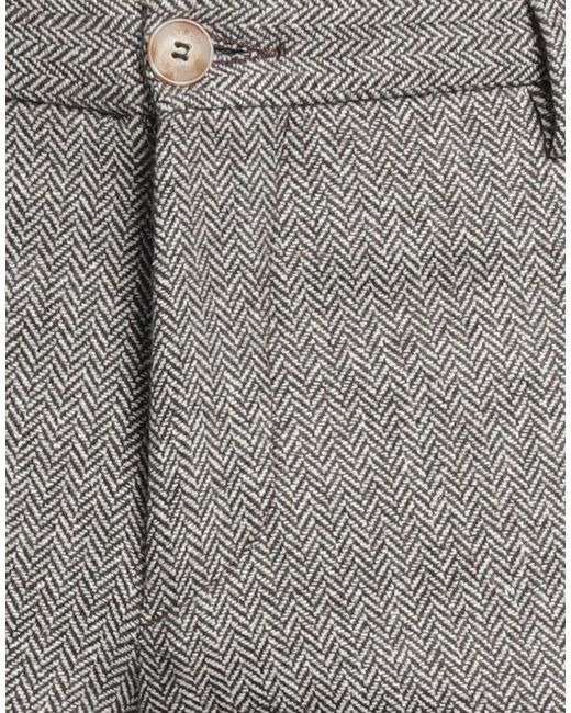 AT.P.CO Gray Pants Wool, Polyester, Cotton for men