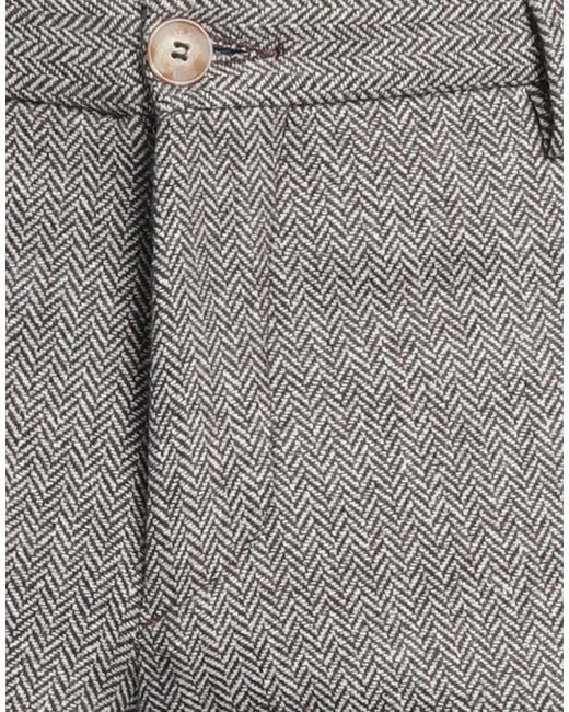 AT.P.CO Gray Pants Wool, Polyester, Cotton for men