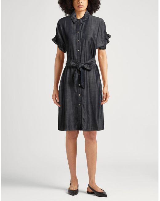 ARMANI EXCHANGE Black Mini Dress Lyocell