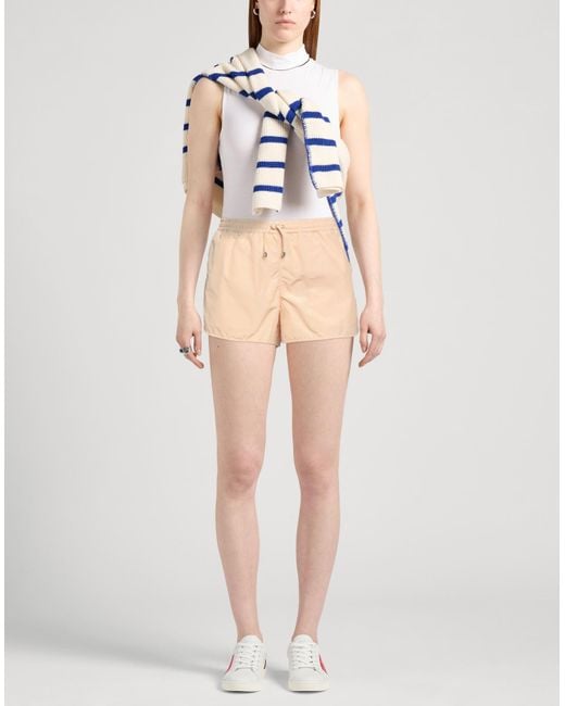 Burberry Natural Apricot Shorts & Bermuda Shorts Polyamide, Cotton
