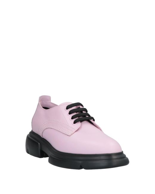 Emporio Armani Pink Lace-up Shoes