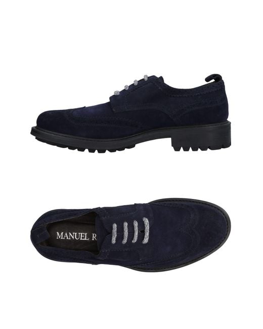 Stringate di Manuel Ritz in Blue da Uomo