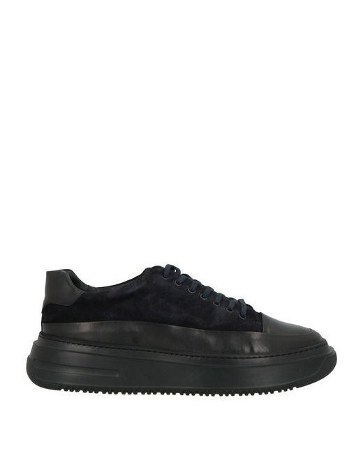 Cerruti 1881 Black Sneakers Cow Leather for men