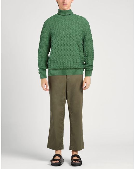 Zanone Green Turtleneck for men