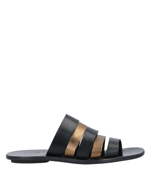 ULYSSES by DIMISSIANOS & MILLER Black Sandals