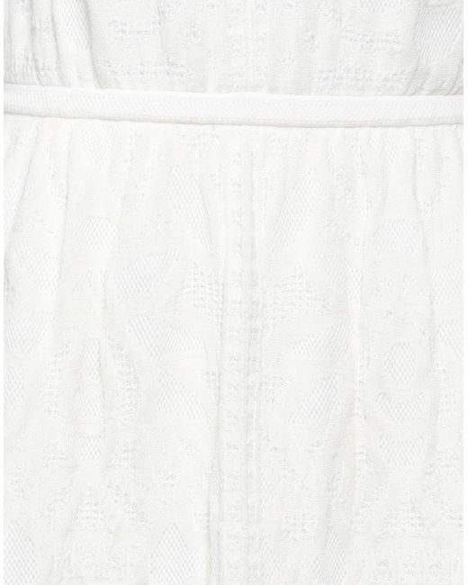 Missoni White Midi Dress Viscose, Cotton, Wool, Polyester, Polyamide