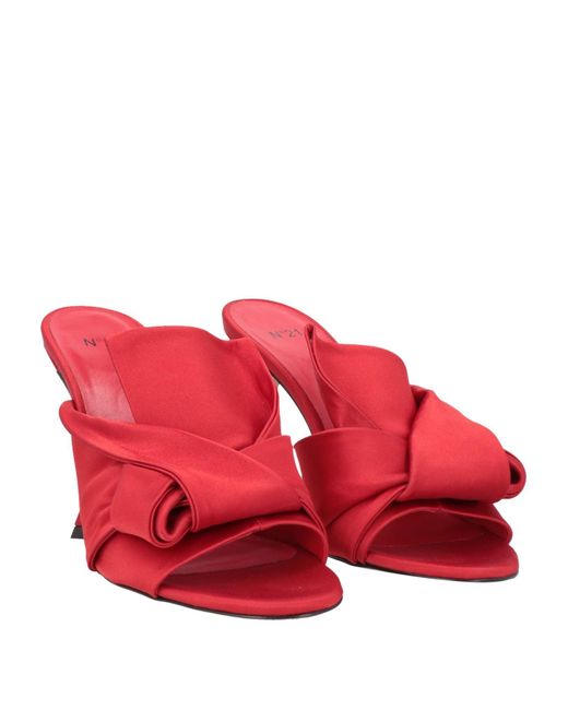 Sandalias N°21 de color Red
