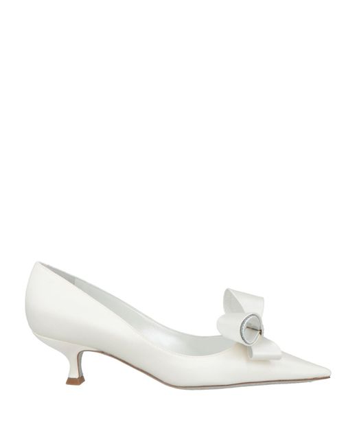 Zapatos de salón Rene Caovilla de color White
