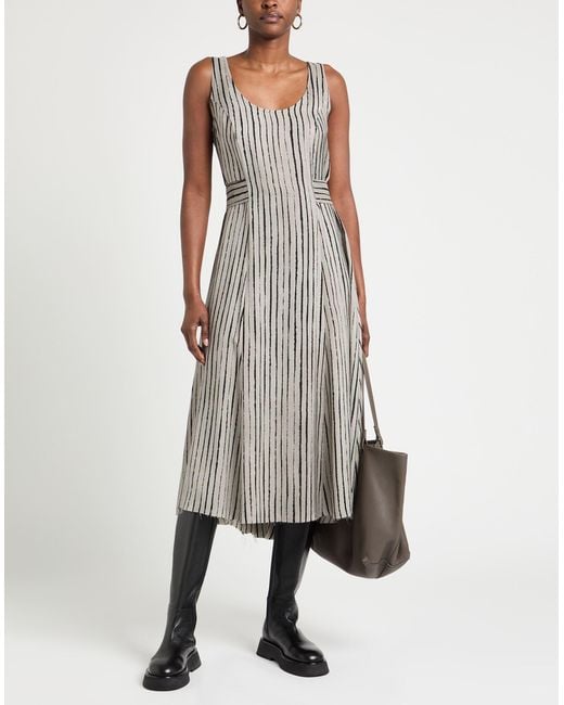 Vestido midi Masnada de color White