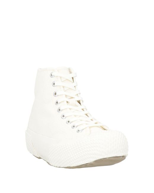 Superga White Ivory Sneakers Textile Fibers