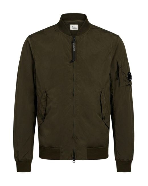 C P Company Green Jacket Polyamide, Elastane for men