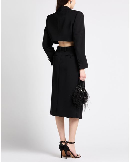 Dolce & Gabbana Black Midi-Rock