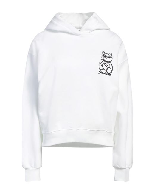 Felpa di DISCLAIMER in White
